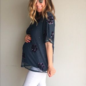 ASOS Sequin Maternity Top